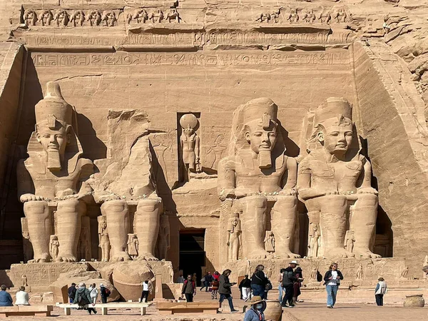 Karnak Egypten Juli 2023 Människor Besöker Templet Karnak Egypten — Stockfoto