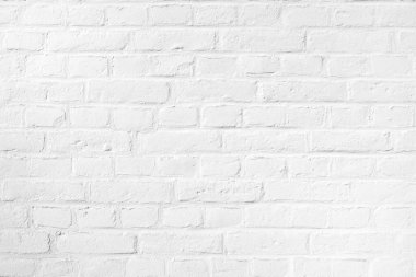 Beyaz boyanmış tuğla duvarın harmonik arkaplan deseni