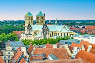 Muenster, Almanya 'da katedral antresi