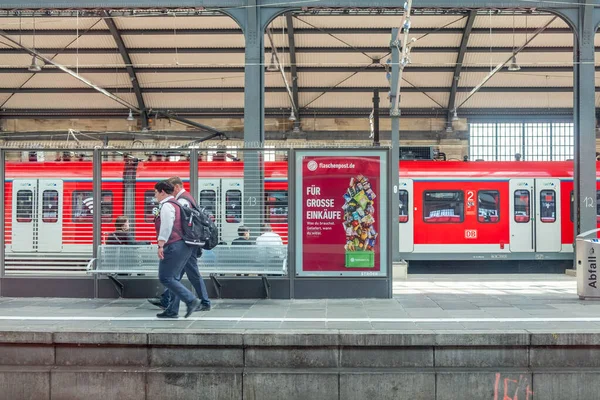 Frankfurt Nad Menem Niemcy Sierpnia 2023 Widok Zabytkowy Dworzec Centralny — Zdjęcie stockowe
