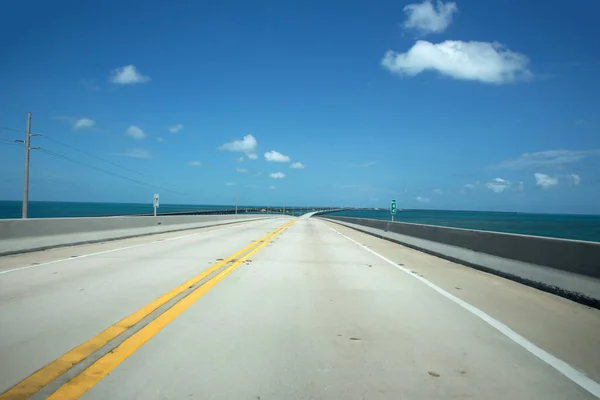 Seven Mile Bridge Keys Key West Bahia Honda Bahia Bay — Stockfoto