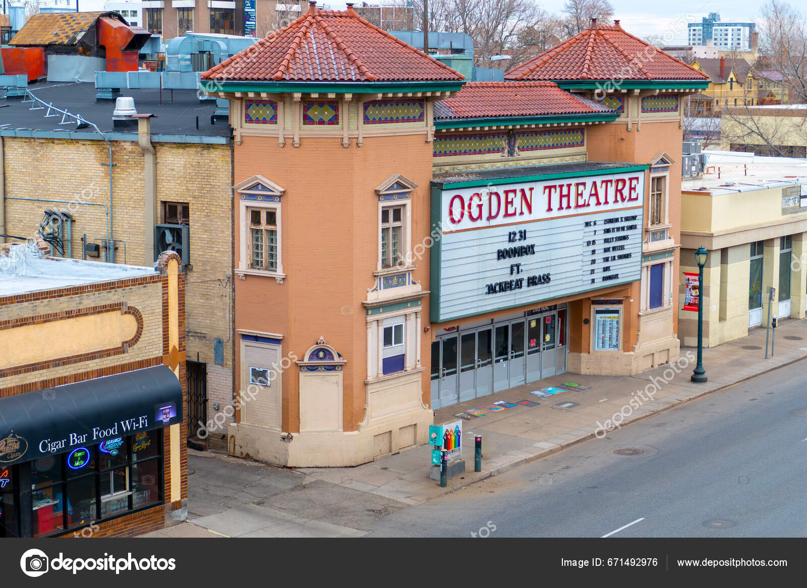 Denver Usa December 2019 Ogden Theatre Opened Movie Theatre September