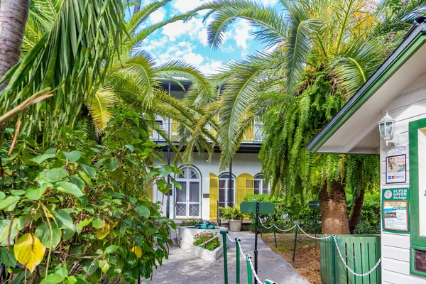 Key West Usa Augustus 2014 Gesloten Ticetteller Voor Hemingway Home — Stockfoto