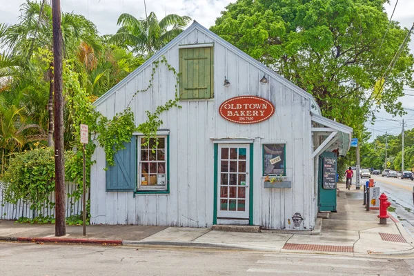 Key West Estados Unidos Agosto 2014 Antigua Pastelería Histórica Madera —  Fotos de Stock