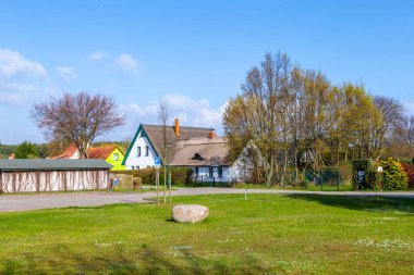 Almanya 'nın Kullanım Alanındaki Zempin köyünde manzara