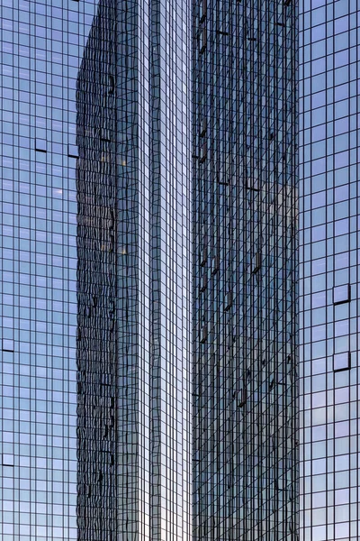 Frankfurt Germany April 2014 View Modern Headquarter Twin Towers Deutsche — Stock Photo, Image