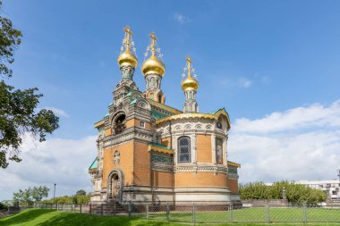 Darmstadt 'taki Mathildenhoehe Ortodoks Kilisesi