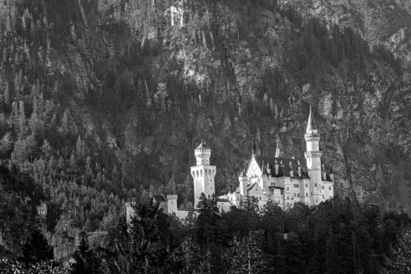 Neuschwanstein Castle Seen Mariannen Bridge Allgau Region Germany — Stock Photo, Image