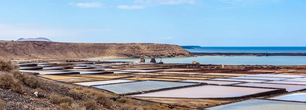 Salt Refinery Saline Janubio Lanzarote Spain — Stock Photo, Image