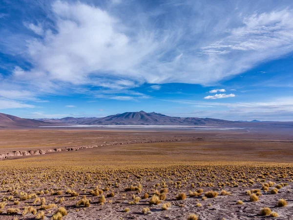 Scenic Laguna Colorada Bolivia Blue Sky — Stock Photo, Image