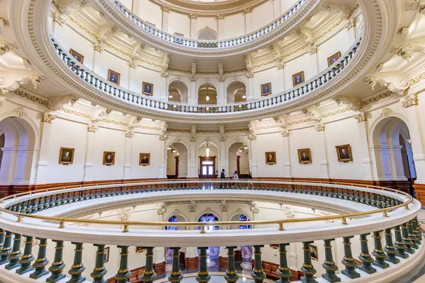 Austin Usa November 2023 Dome Rotunda Texas State Capitol Largest — Stock Photo, Image