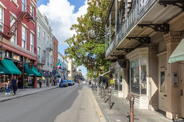 Nueva Orleans Estados Unidos Octubre 2023 Los Turistas Van Compras —  Fotos de Stock