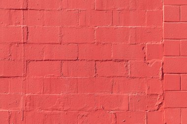 pattern of red painted brick wall in Texas clipart