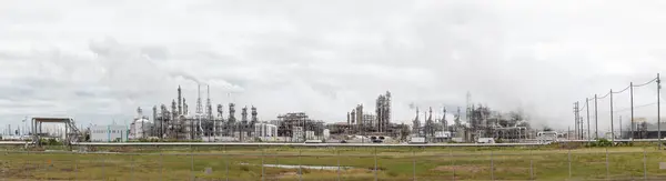 Oljeindustrianlegg Nærheten Freeport Texas Usa – stockfoto