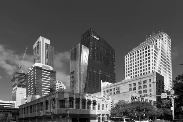 Stock image Austin, Texas - November 3, 2023:  facade of modern skyscraper downtown in Austin, USA.