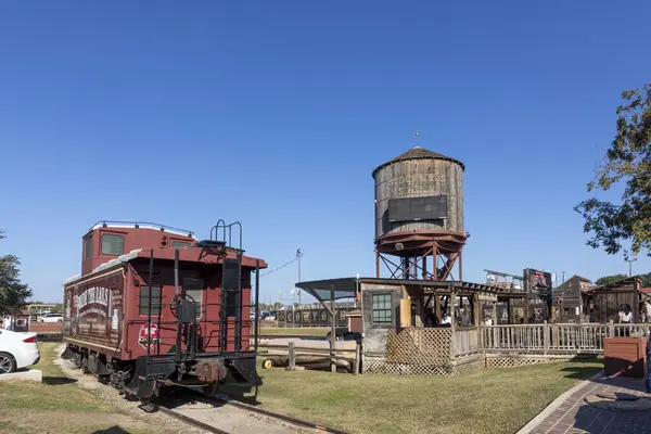 Fort Worth Texas Noviembre 2023 Estación Tren Stockyards Ubicada Los — Foto de Stock