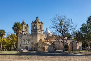 San Antonio Mission Trail 'deki misyon gebeliğine bakın, bir Unesco dünya mirası sahası, Teksas, ABD