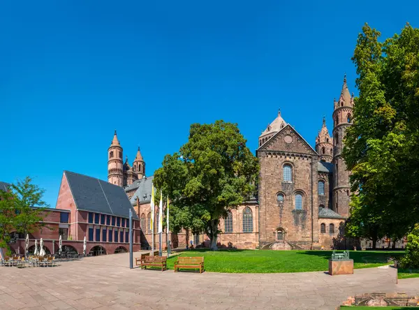 Historical Worms Cathedral Worms Germany — Stock Photo, Image