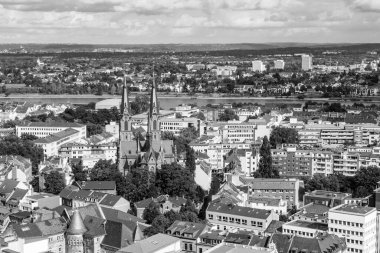 Bonn anteni siyah beyaz, Almanya 'nın eski başkenti.
