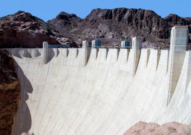 Nevada, ABD 'deki Hoover Barajı manzarası