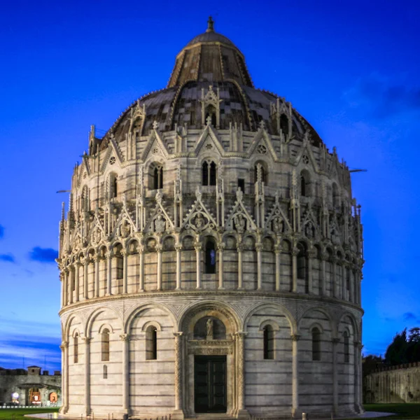 Pisa Talya Daki Ünlü Battistero San Giovanni Baptisterium Bakın — Stok fotoğraf