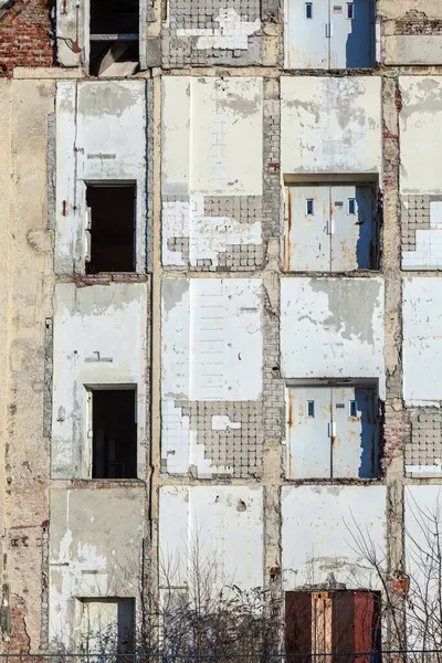Antigo Danificado Abandonado Antigo Local Industrial Allach Munique Com Restos — Fotografia de Stock