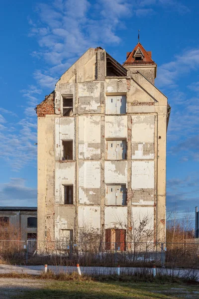 Antiguo Sitio Industrial Abandonado Dañado Allach Múnich Con Restos Habitaciones —  Fotos de Stock