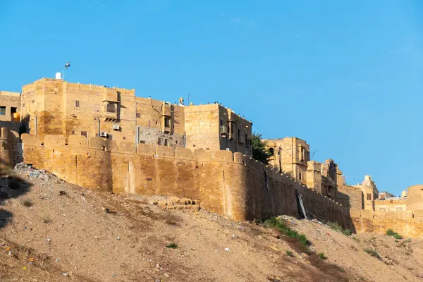 Vista Sullo Storico Forte Jaisalmer Nel Rajasthan India — Foto Stock