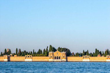 Venedik, İtalya 'daki San Michele mezarlık adasına