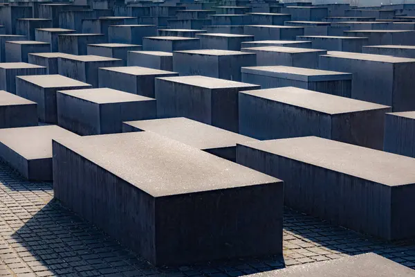 Berlin Allemagne Mars 2024 Mémorial Aux Juifs Assassinés Europe Mémorial Photos De Stock Libres De Droits
