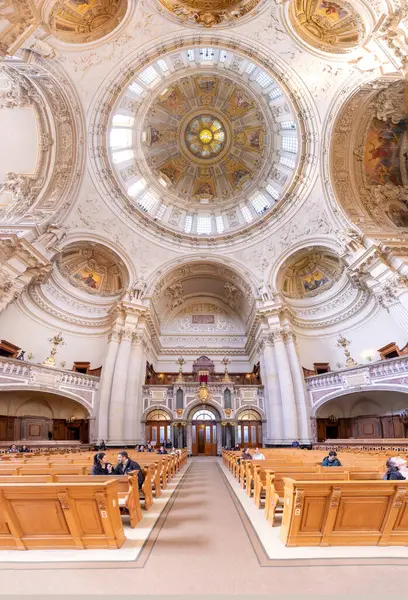 Berlin Germany March 2024 Interior Berlin Cathedral Berliner Dom Present — Stock Photo, Image