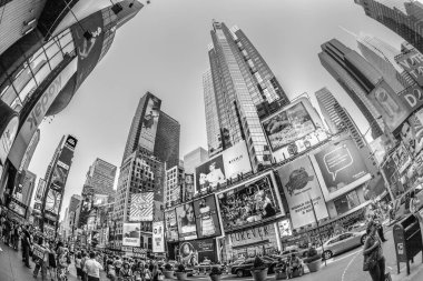 New york, Amerika Birleşik Devletleri - 8 Temmuz 2010: insanlar bazen kare. Broadway tiyatroları ve yol işaretleri çok sayıda özellikli, new York ve new york, ABD Amerika Birleşik Devletleri'nde sembolü olduğunu.