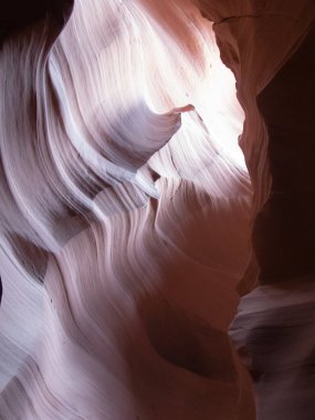 Antilop Kanyonu sayfa, dünya famoust yuvası kanyona antilop Kanyonu Navajo kabile Park yakınındaki
