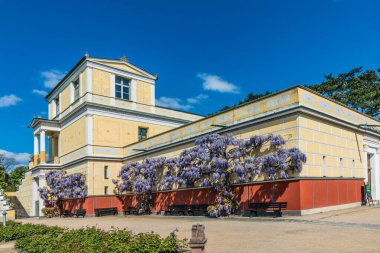 ünlü eski pompeianum Aschaffenburg, Bavyera, Almanya