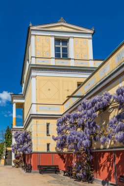 ünlü eski pompeianum Aschaffenburg, Bavyera, Almanya