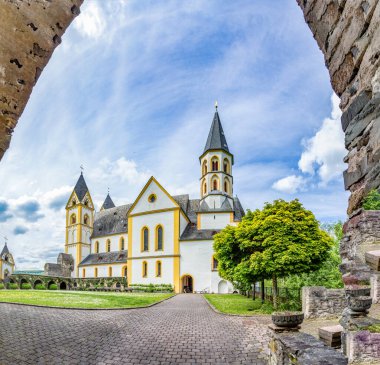 Arnstein, Almanya 'nın tarihi Manastırı, Rhineland-Palatinate