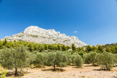 ünlü Dağı sainte-victoire Provence, Cezanne dağ