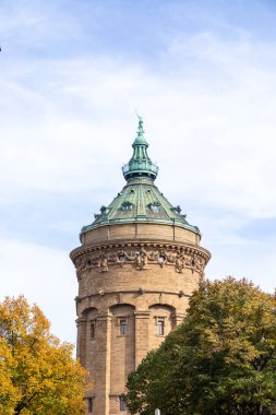Mannheim, Almanya 'daki tarihi su kulesi