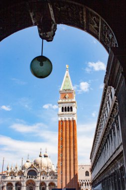 Venedik 'teki St. Marks Meydanı' nda, San Marco Katedrali, Venedik