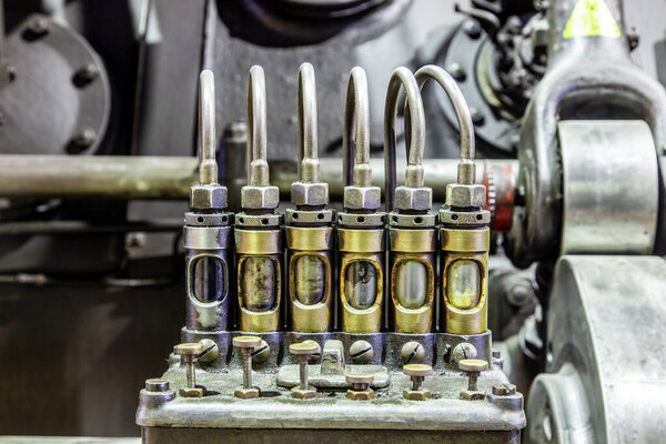 Детали машины в Volklingen Ironworks в Saar, Германия
