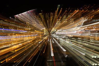 Jena, Almanya prekast beton döşeme ile gece yapılan bina