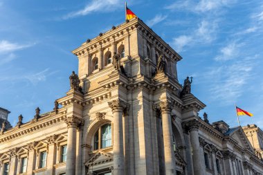 Berlin, Almanya 'daki ünlü tarihi Reichstag binası