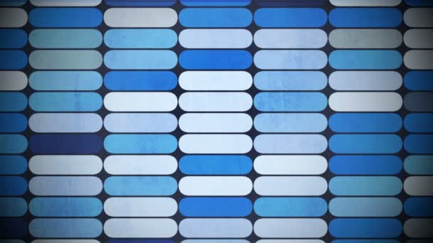 Случайно Мигающий Фон Смешанными Синими Цветовыми Оттенками Использования Качестве Наложения — стоковое видео