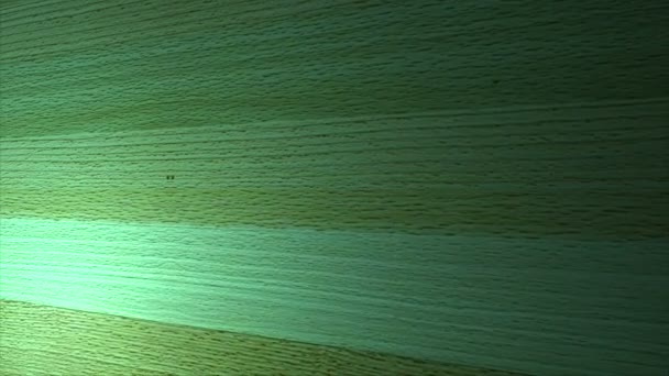 Відео Анімація Світло Зеленої Рухомої Дерев Яної Поверхні Тонким Білим — стокове відео