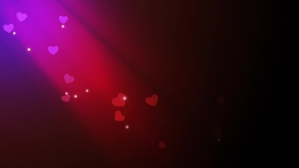Valentines Fond Vidéo Mettant Accent Sur Amour Romance Peut Être — Video
