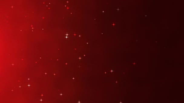 Червоний Валентин Зірками Підкреслюють Любов Романтику Може Бути Використаний Розміщення — стокове відео