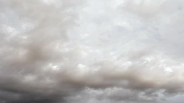 Lapso Tiempo Muestra Movimiento Las Nubes Que Pasa Del Día — Vídeo de stock