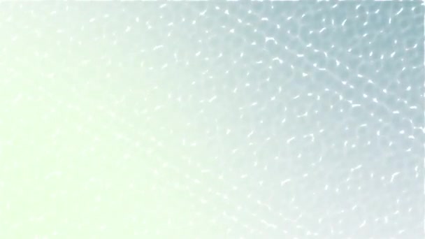 Computergenerierter Grüner Und Blauer Hintergrund Mit Weißen Reflektierenden Funkeln Für — Stockvideo