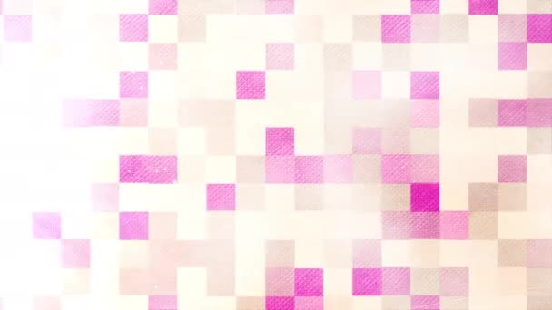 Computergenerierte Animierte Schwarze Blinkende Quadrate Auf Gesprenkeltem Hintergrund Zur Verwendung — Stockvideo