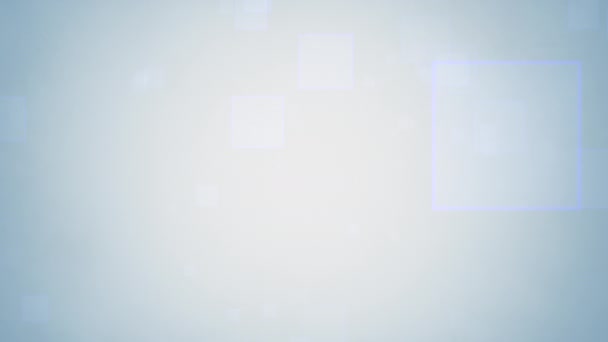 Computer Generated Animated Gray Forming Squares Background Use Desktop Screen — Stock Video